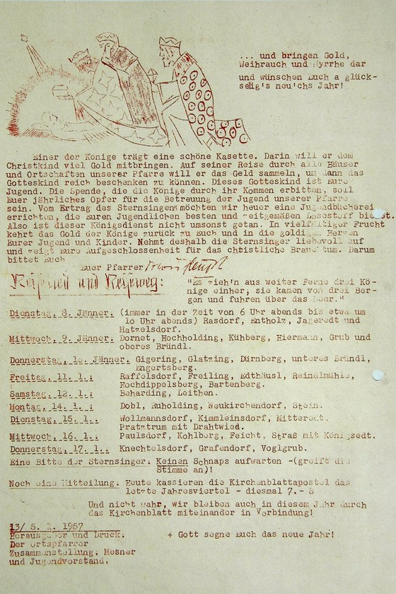 Johann Gschwendtner Pfarrblatt