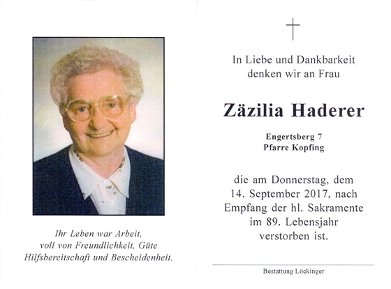 Zäzilia Haderer