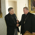 12. September 2005: Begrüßung im Bischofshof durch Josef Ahammer