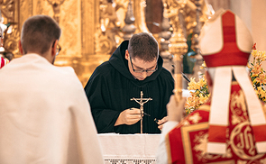 Ewige Profess von Frater Konrad Holzinger