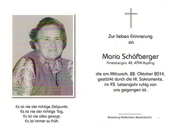Maria Schöfberger