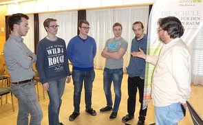 Thomas Bauer diskutierte in der HLBLA St. Florian