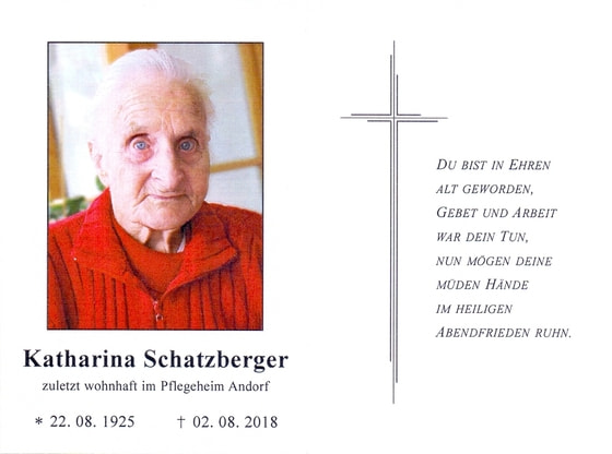 Katharina Schatzberger