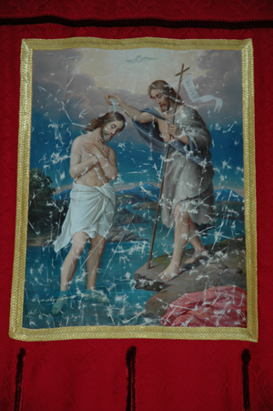 Kirchenfahne der Pfarre Kopfing
