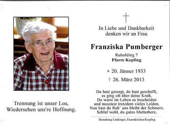Franziska Pumberger