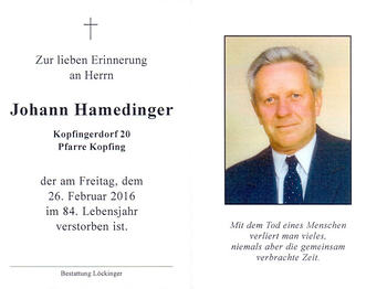 Johann Hamedinger