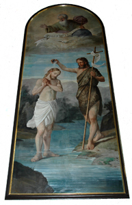 Johannes der Täufer / Markus Kranninger Gemälde Pfarrkirche Kopfing