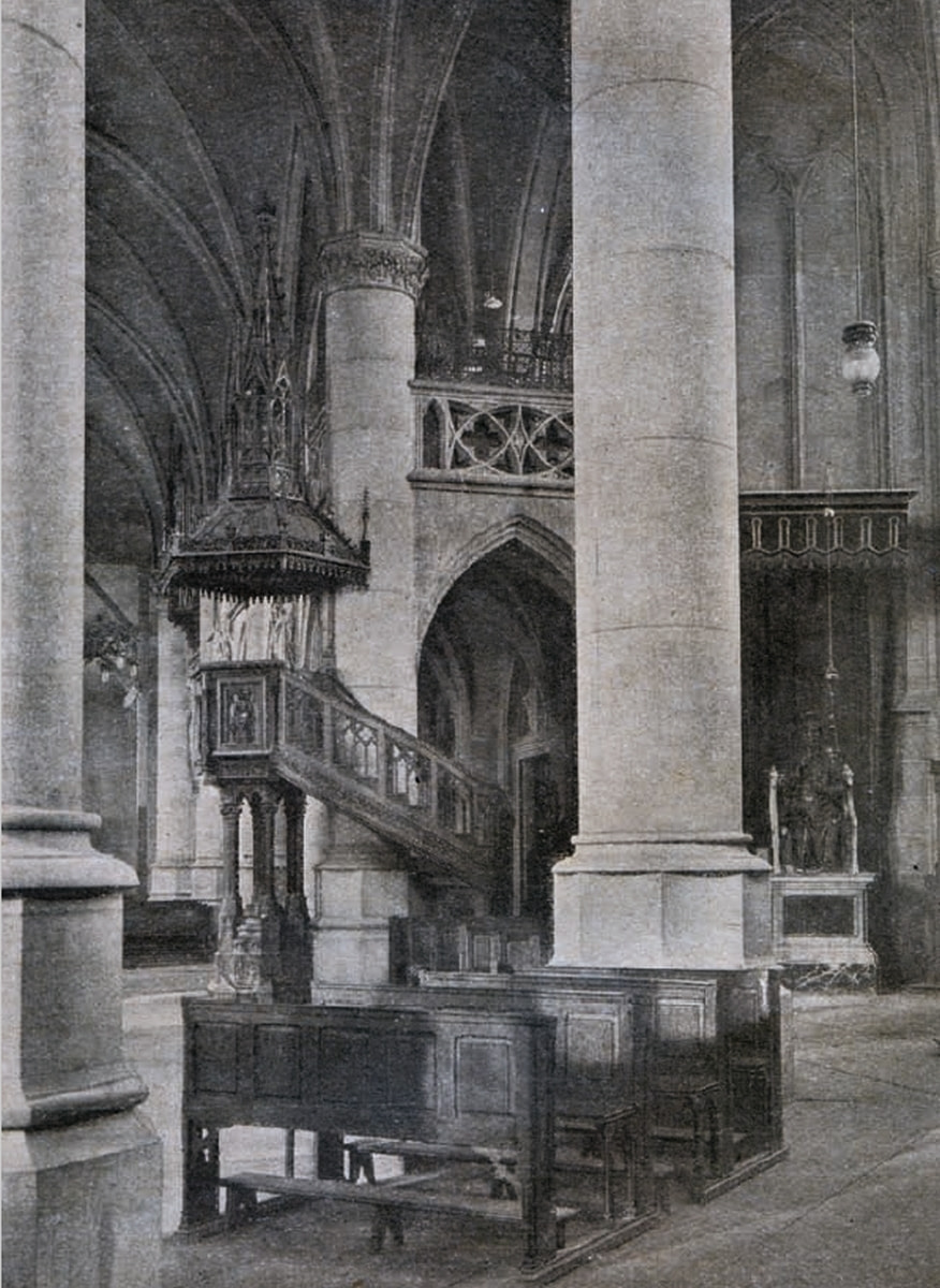 Vorläufige Position der bereits vor 1924 gelieferten Kanzel