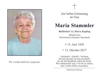Maria Stammler