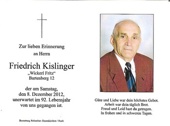 Friedrich Kislinger