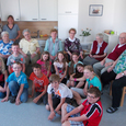 Vorleseaktion im Betreuten Wohnen St. Peter/Wimberg. Foto: Caritas