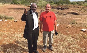 Bischof Paride Taban und Hans Rauscher