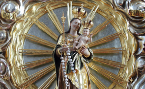 Pfarre Kopfing Marienaltar in der Pfarrkirche Kopfing