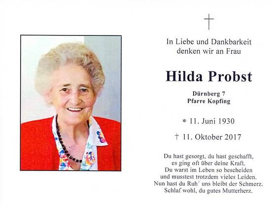 Hilda Probst